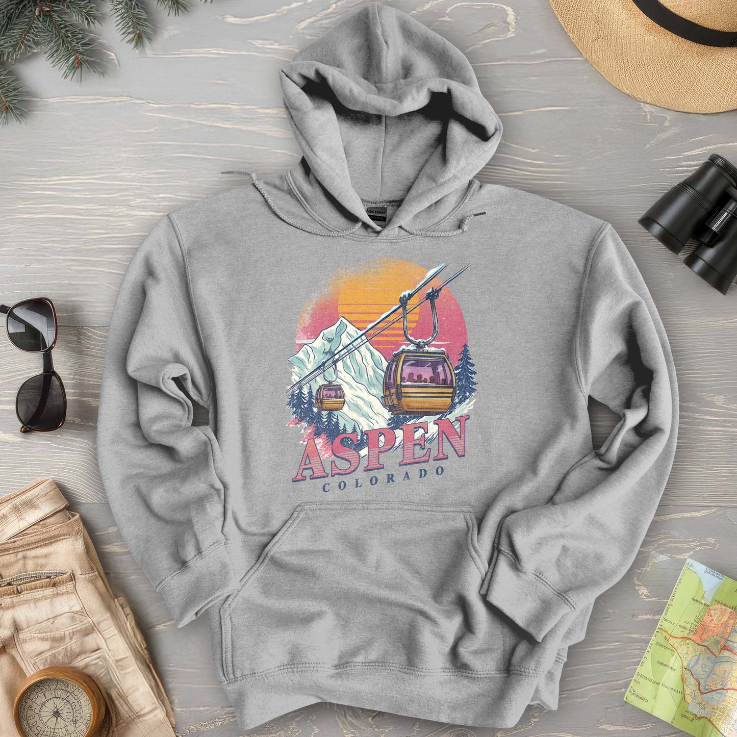 Aspen Retro Blast Hoodie