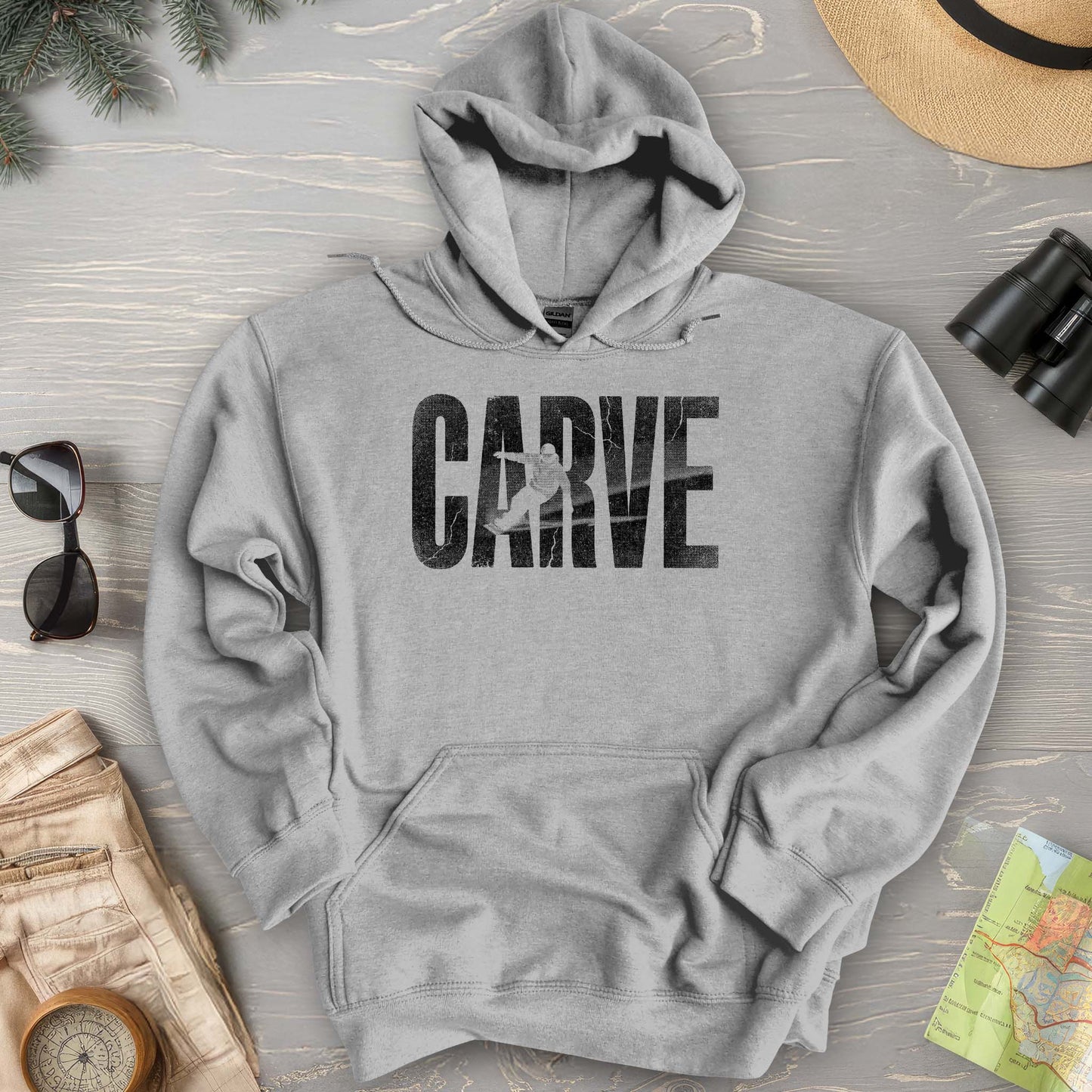 Carve Snowboard hoodie