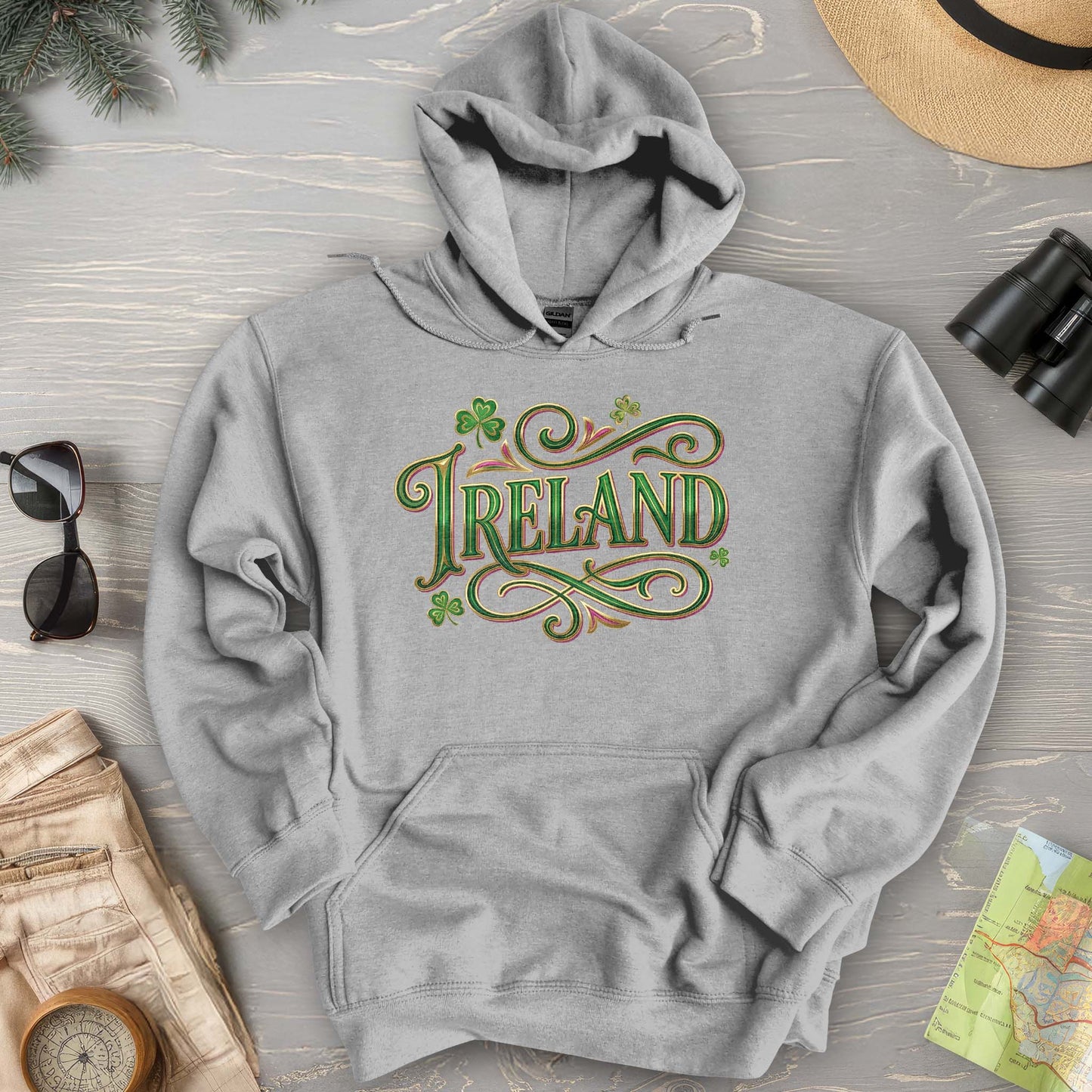 Ireland Glitter Pop Hoodie