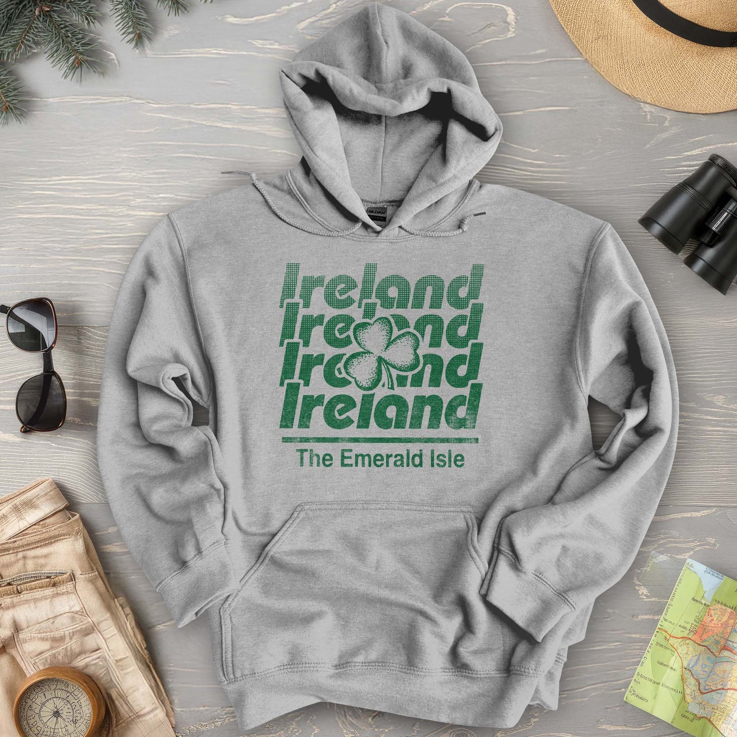 Ireland Retro Echo Hoodie