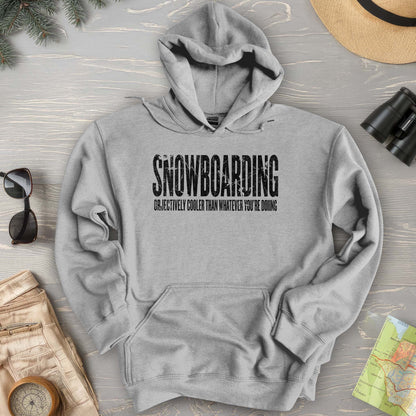 Snowboarding "Cooler" Hoodie