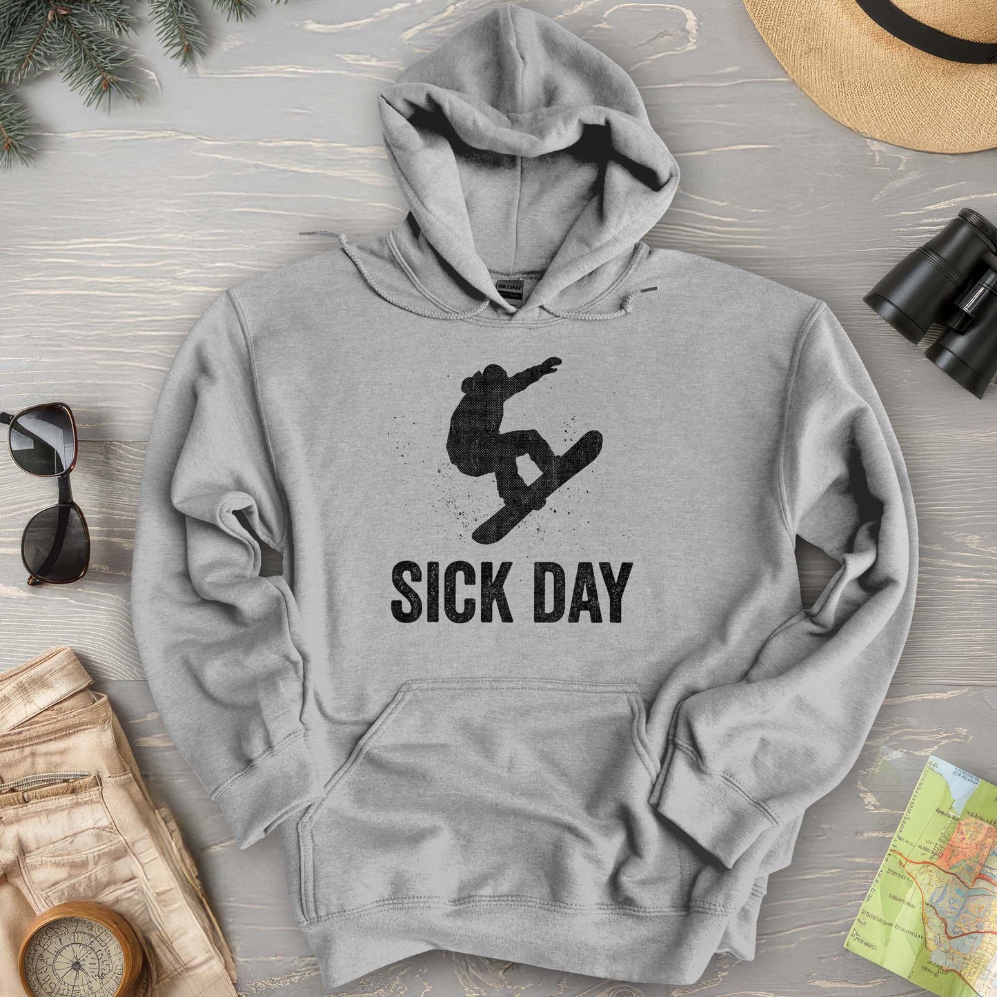 Sick Day Snowboard Hoodie