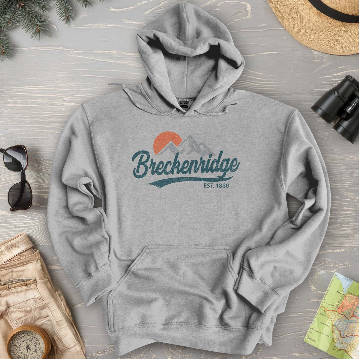 Breckenridge Vintage Script Hoodie