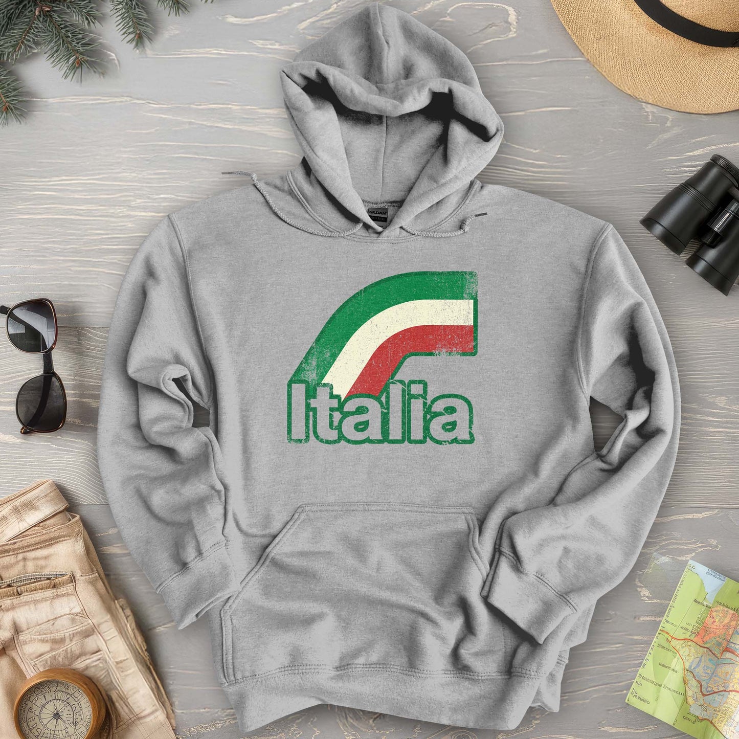 Italia Stripes Hoodie