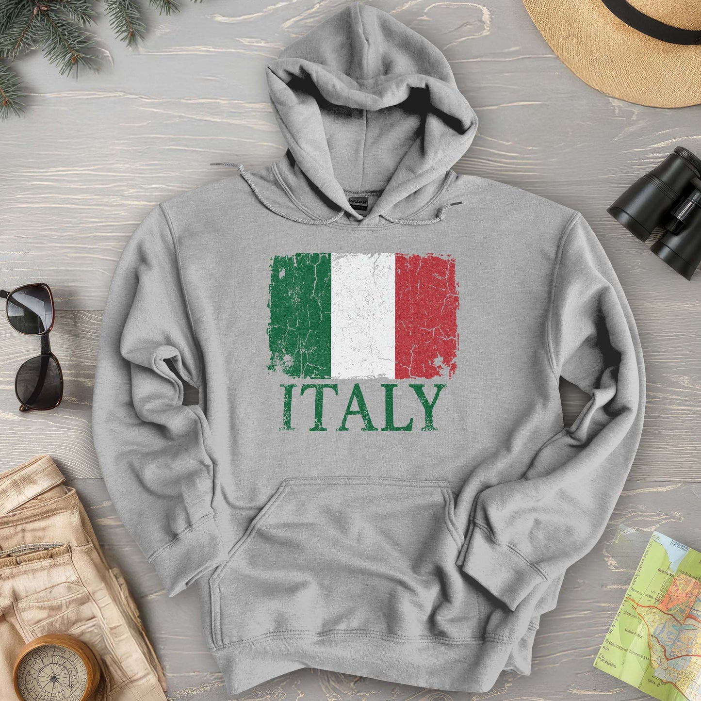 Italy Flag Hoodie