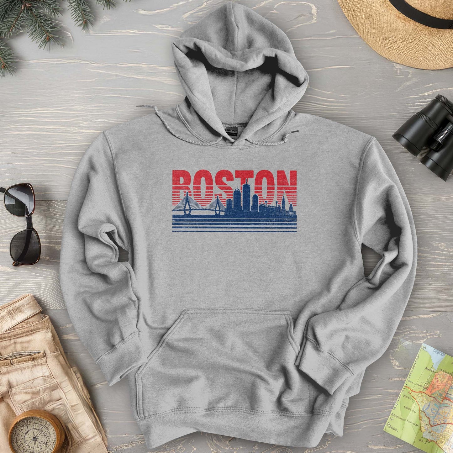 Boston Skyline Hoodie