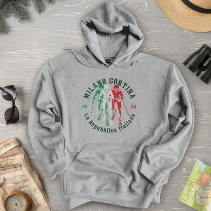 Milano Cortina Skier Hoodie