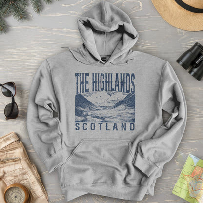 Highlands Scotland Sketch Hoodie