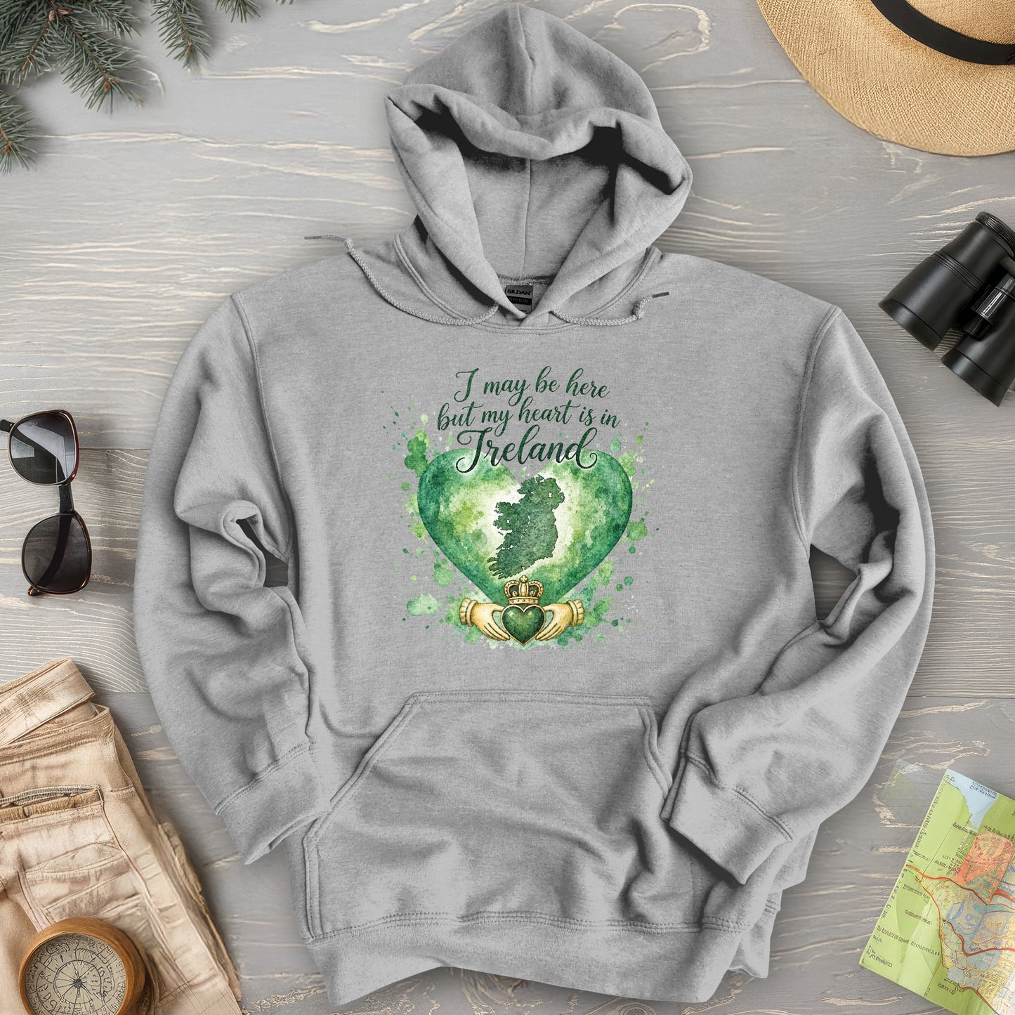 Ireland Heart Hoodie