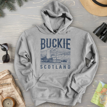Buckie Scotland Sketch Hoodie