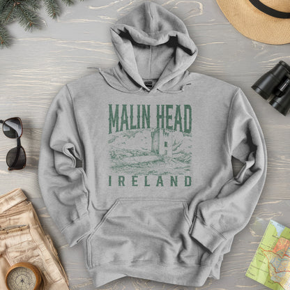 Malin Head Ireland Sketch Hoodie