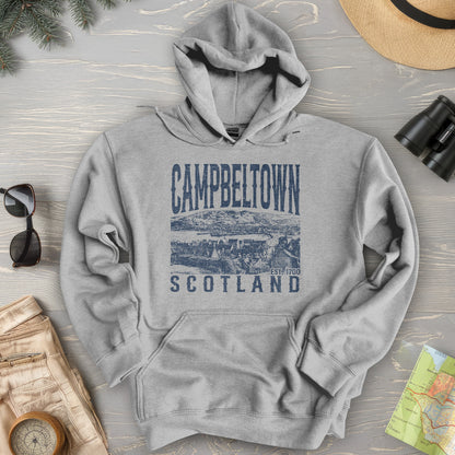 Campbeltown Scotland Sketch Hoodie