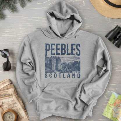Peebles Scotland Sketch Hoodie