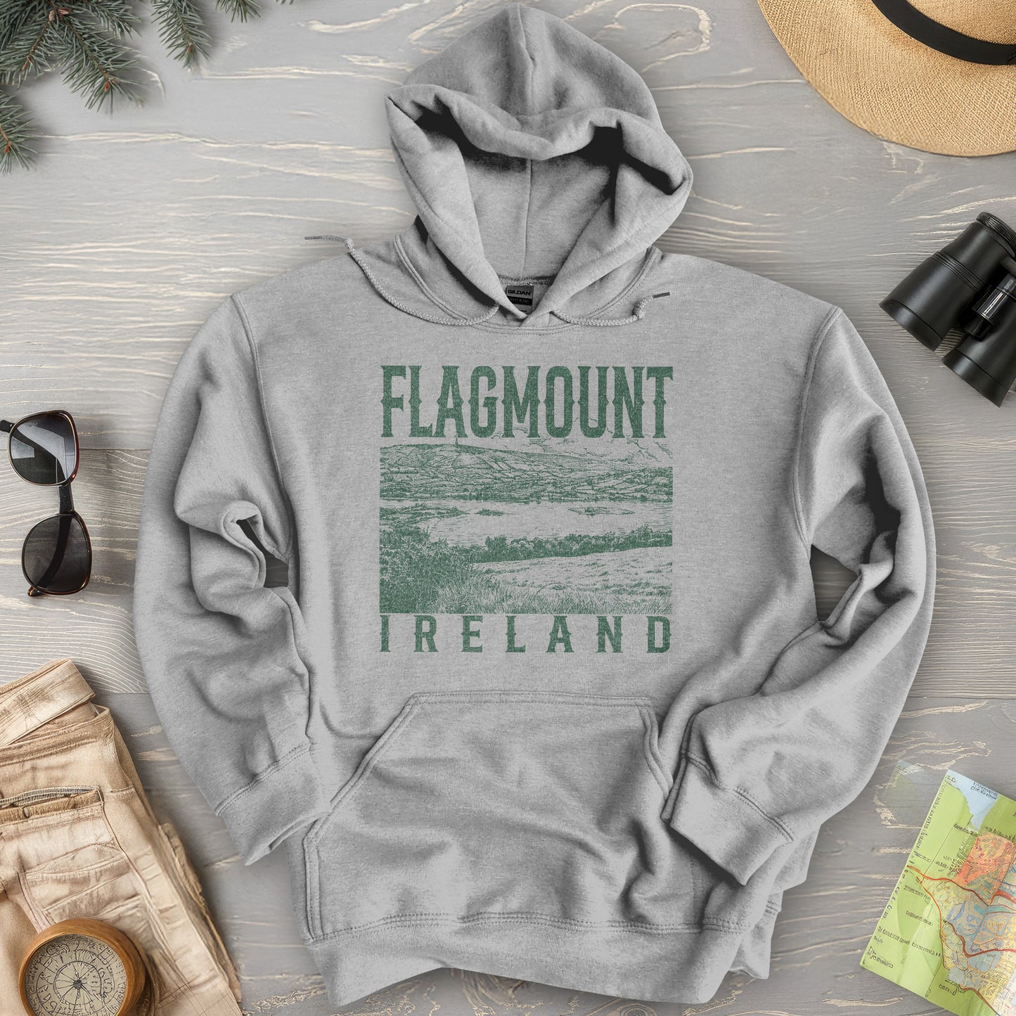 Flagmount Ireland Sketch Hoodie
