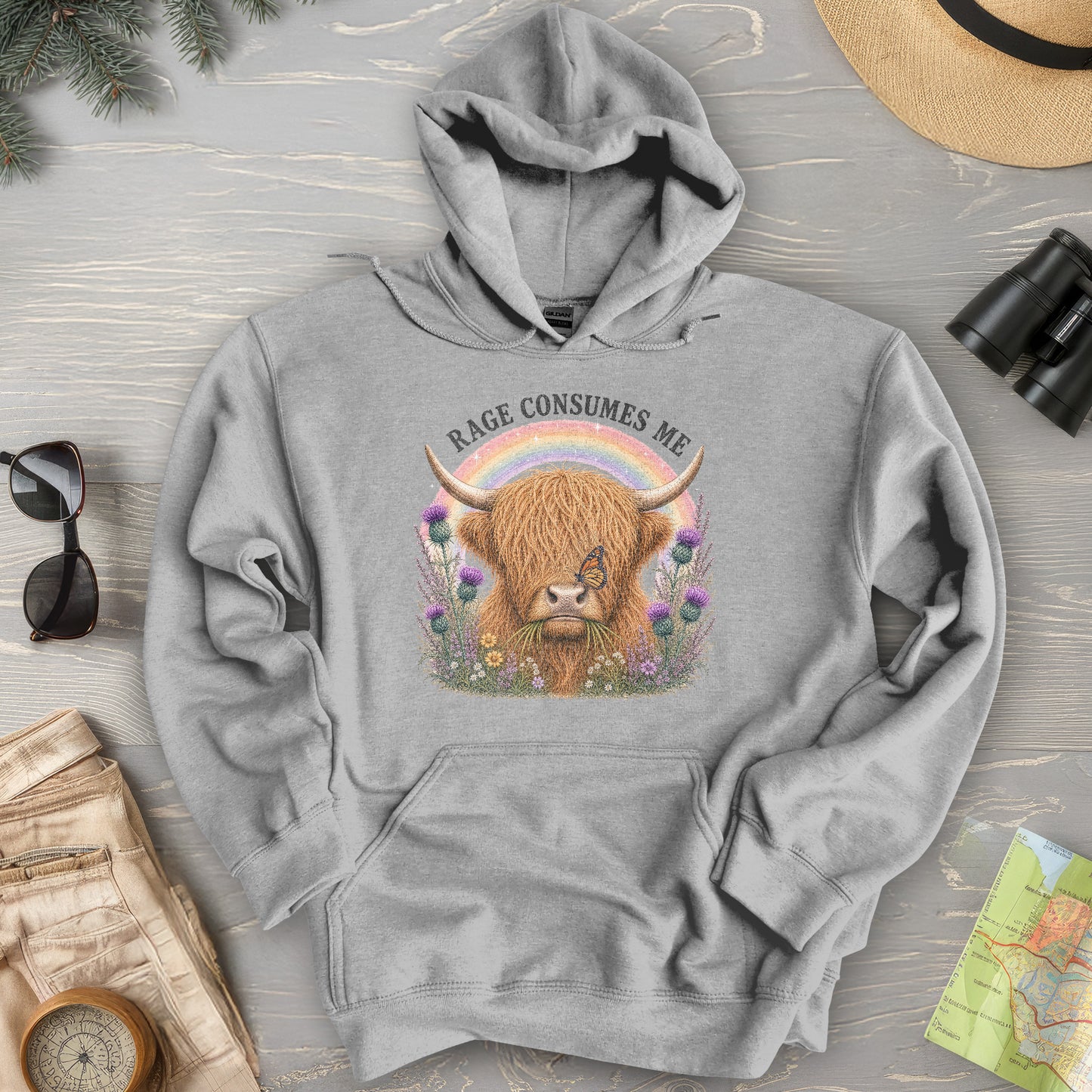 Raging Coo Rainbow Hoodie