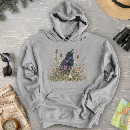 Botanical Raven Hoodie