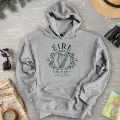 Éire Harp Laurels Hoodie