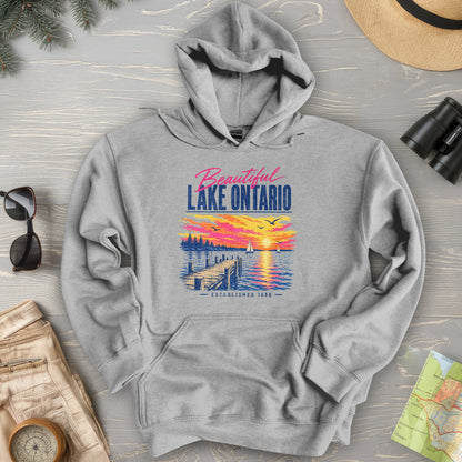 Lake Ontario Color Burst Hoodie