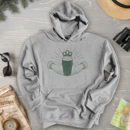 Claddagh Irish Beer Hoodie