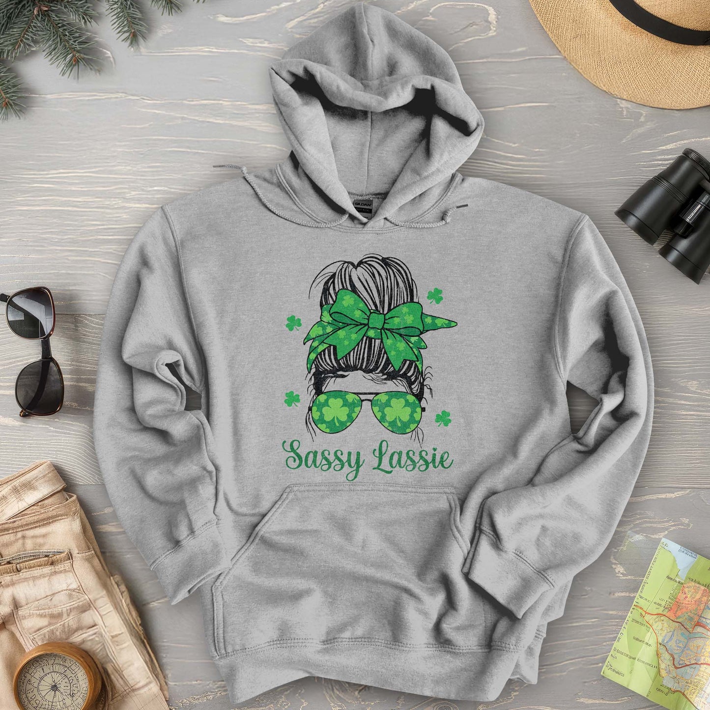 Irish Sassy Lassy Hoodie