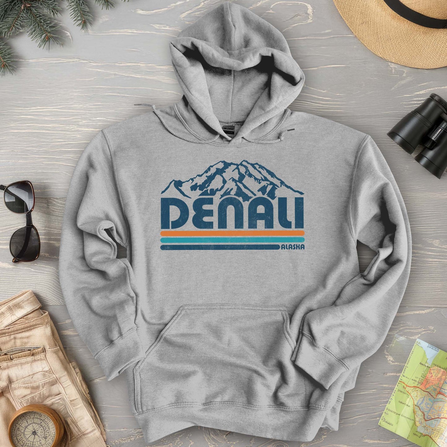 Denali Retro Stripe Hoodie