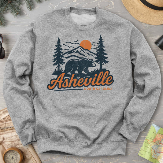 Asheville Vintage Bear Sweatshirt