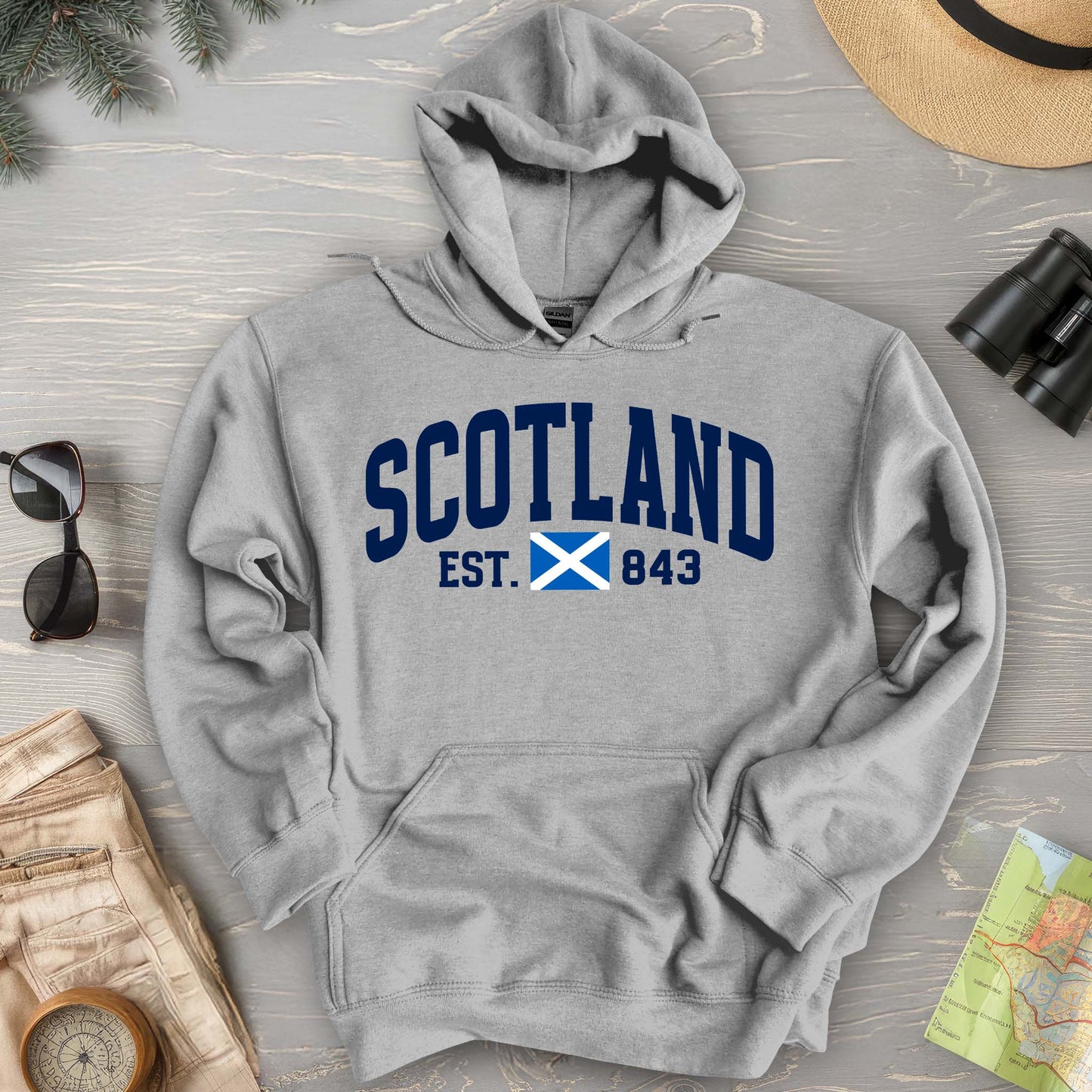 Scotland Varsity Flag Hoodie