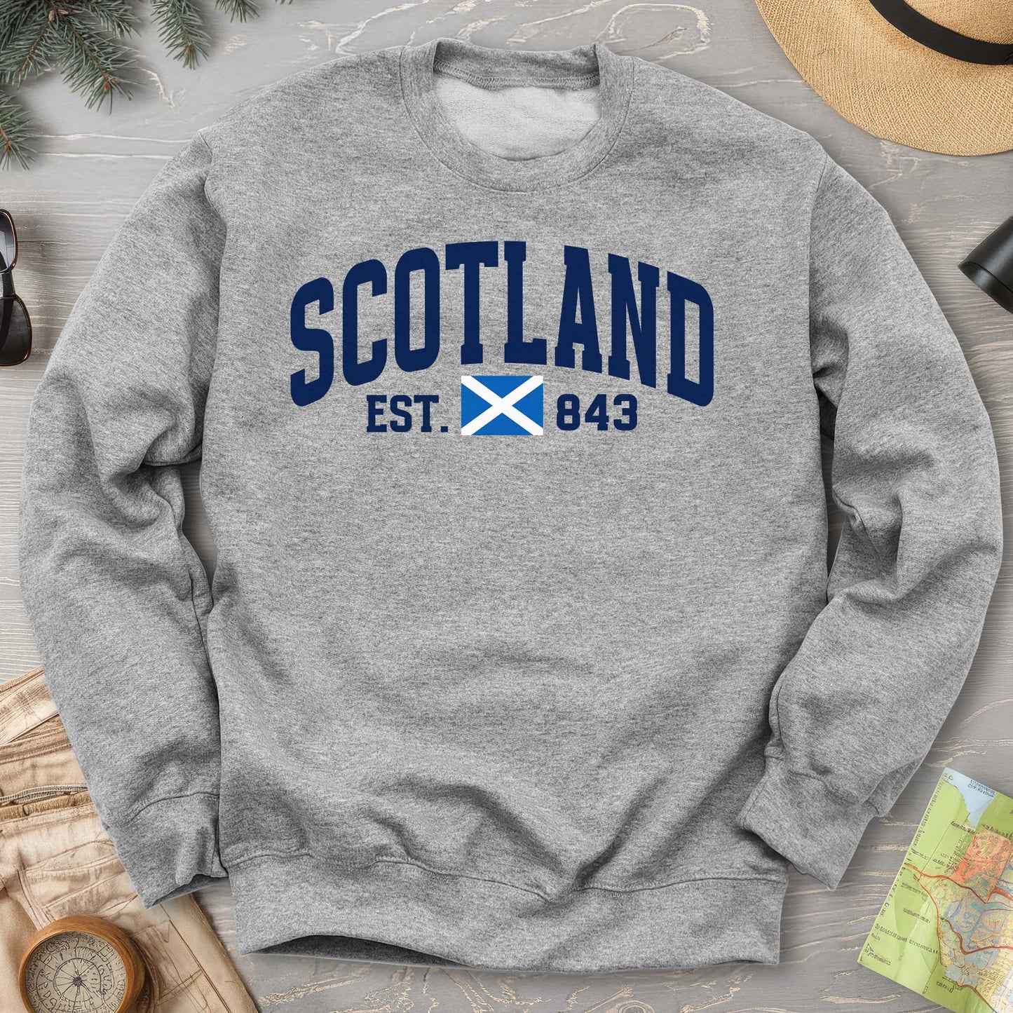 Scotland Varsity Flag Sweatshirt