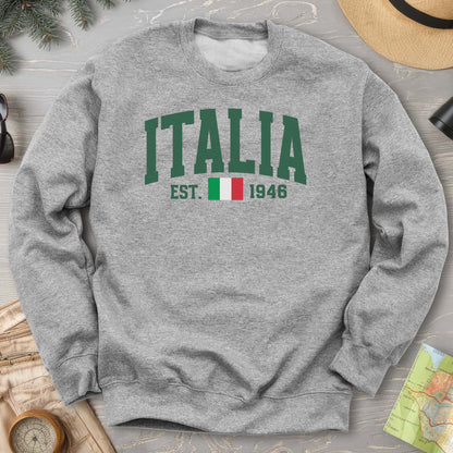 Italia Varsity Flag Sweatshirt