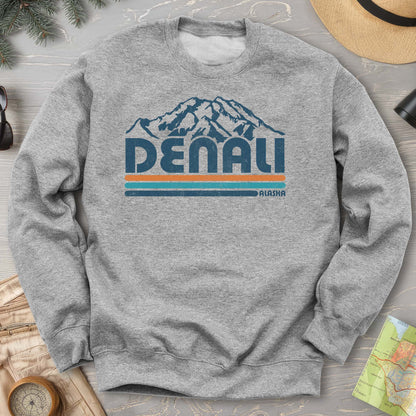 Denali Retro Stripe Crewneck Sweatshirt