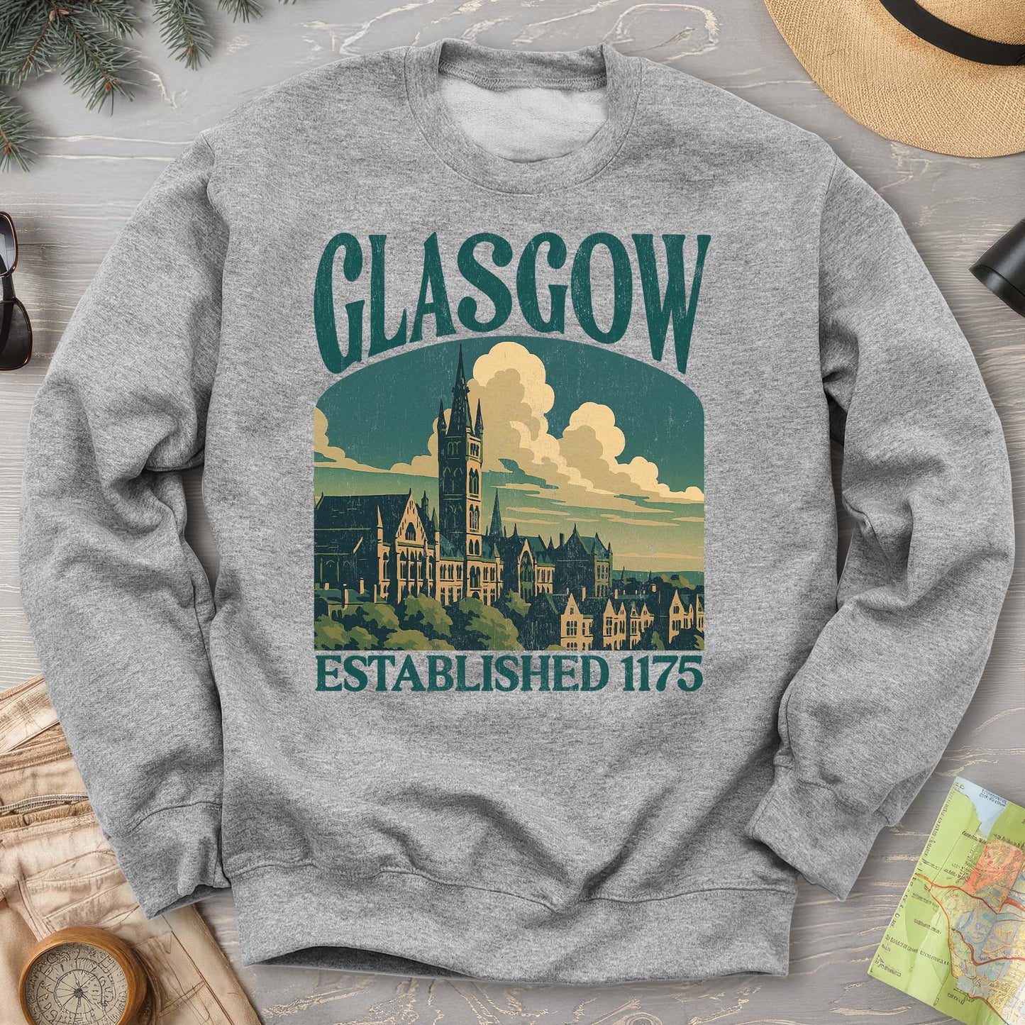 Glasgow Scotland "Big and Bold" Sweatshirt