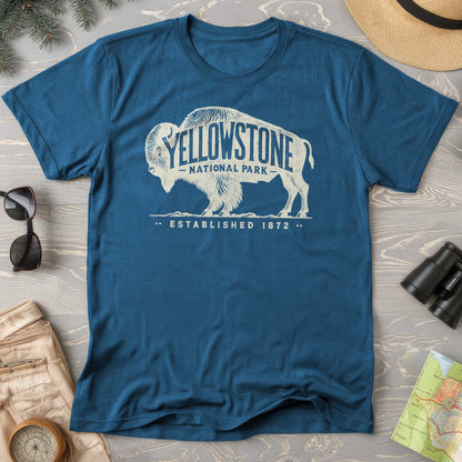 Yellowstone National Park "Vintage Buffalo" Comfort Colors T-Shirt