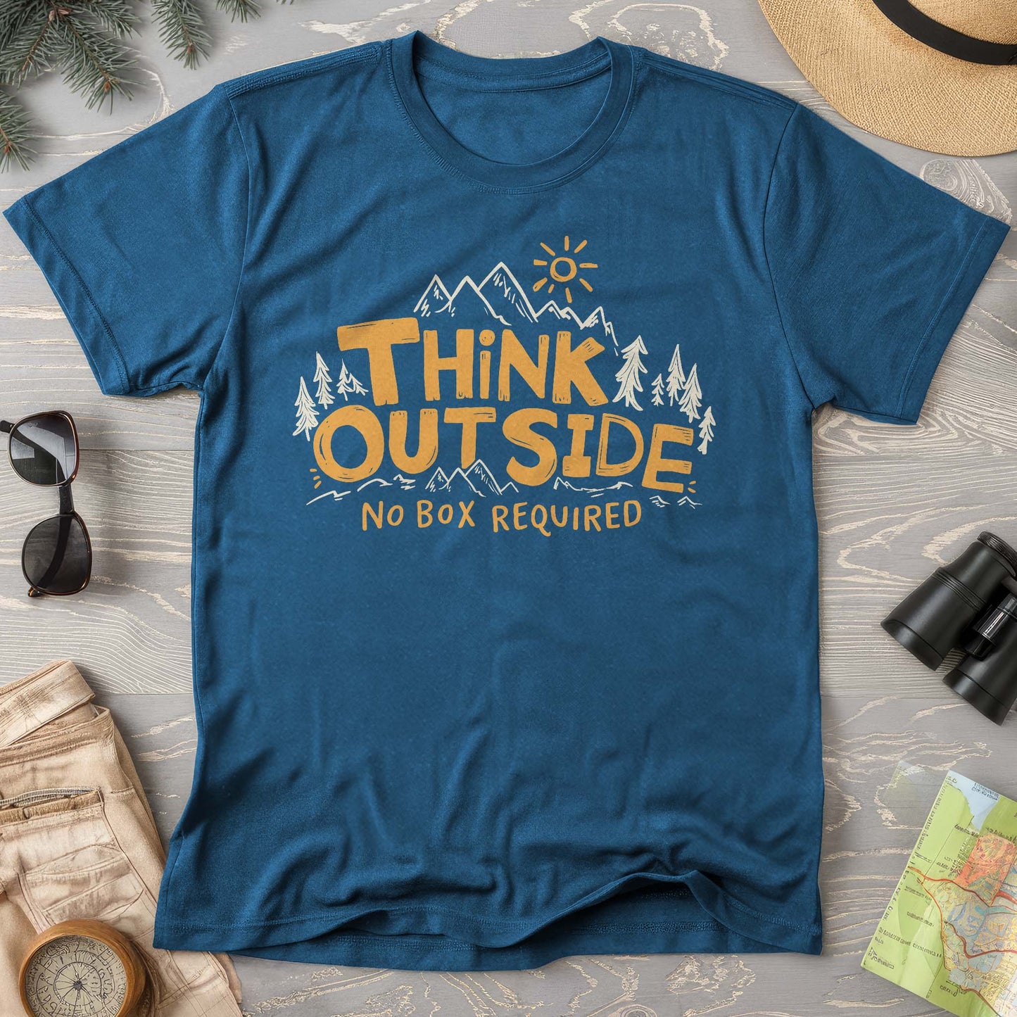 "Think Outside" Comfort Colors T-Shirt