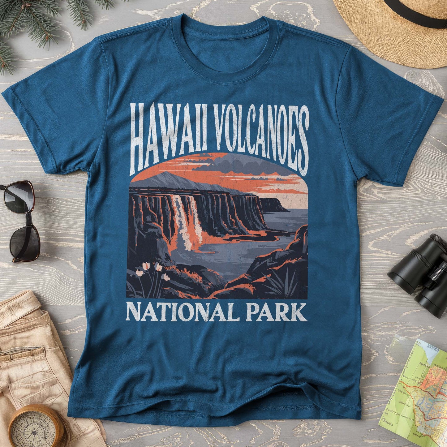 Hawaii Volcanoes National Park "Big and Bold" Comfort Colors T-Shirt