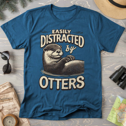 "Easily Distracted by Otters" Comfort Colors T-Shirt