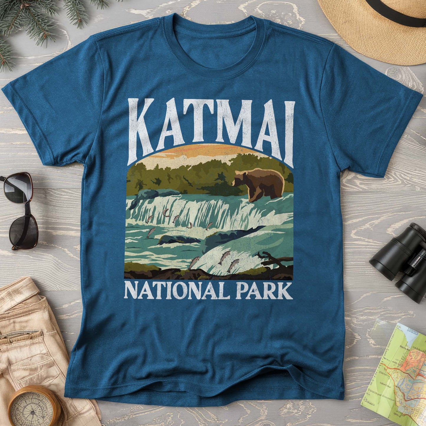 Katmai National Park "Big and Bold" Comfort Colors T-Shirt