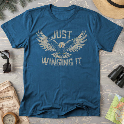 Just Winging It Distressed Comfort Colors T-Shirt