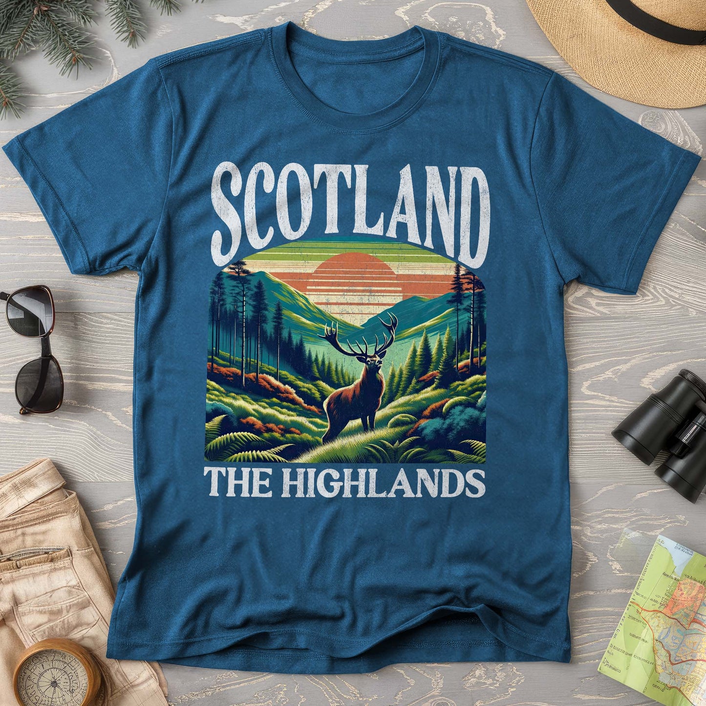 Scotland Highlands "Big and Bold" Comfort Colors T-Shirt