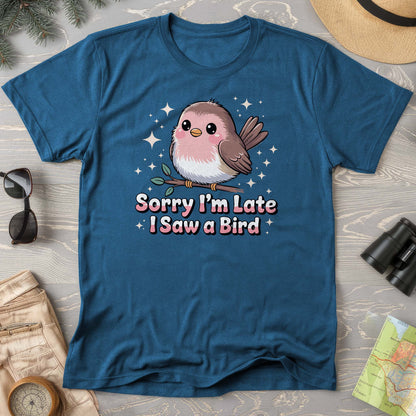 I Saw a Bird Kawaii Style Comfort Colors T-Shirt