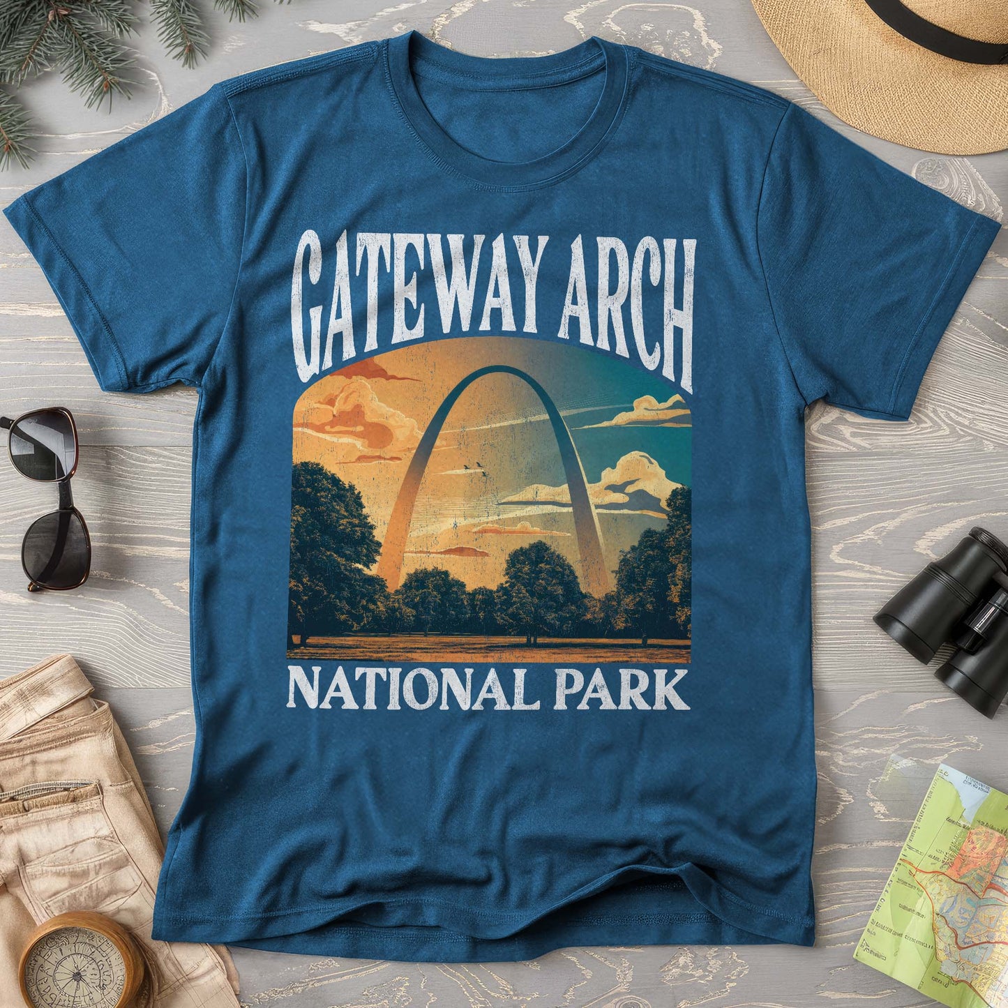 Gateway Arch National Park "Big and Bold" Comfort Colors T-Shirt