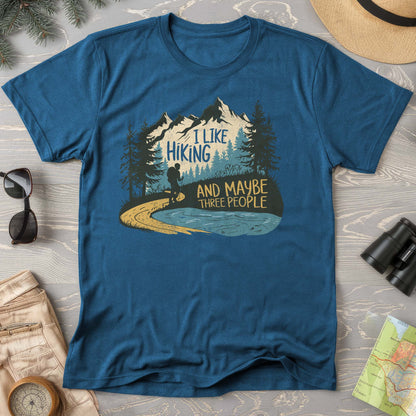 I Like Hiking and Maybe 3 People Comfort Colors T-Shirt