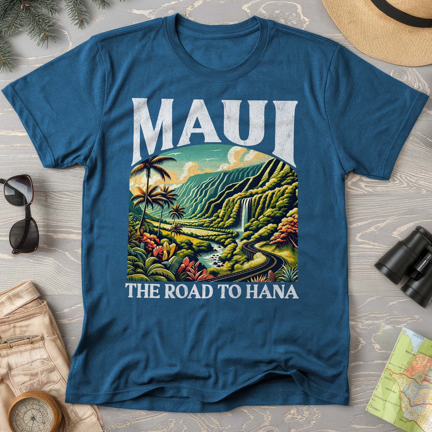 Maui The Road to Hana "Big and Bold" Comfort Colors T-Shirt