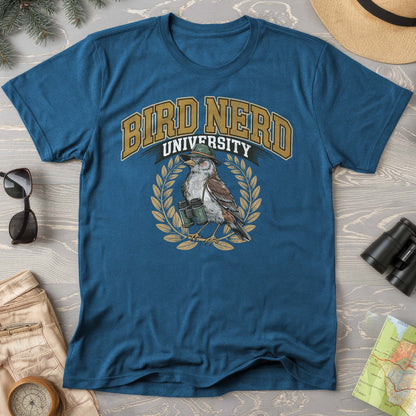 Bird Nerd University Varsity Textured Comfort Colors T-Shirt