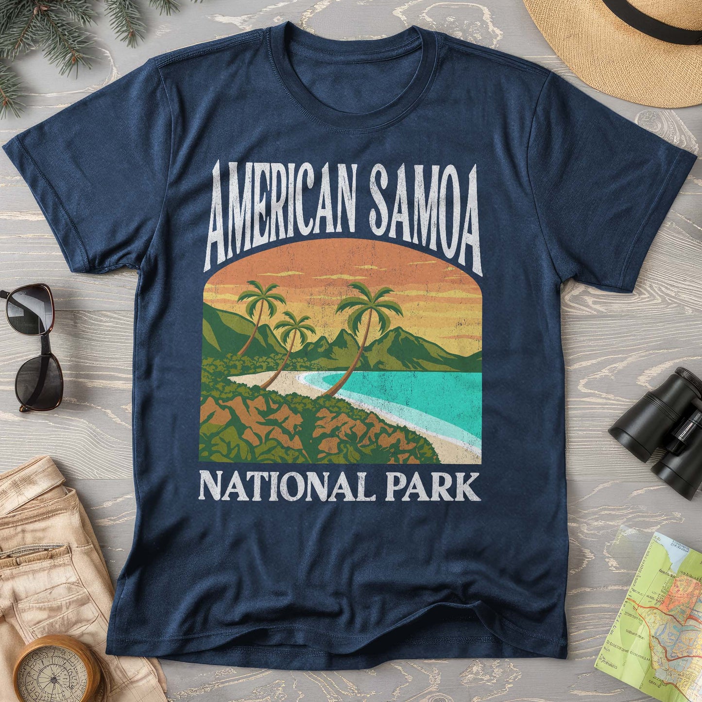National Park of American Samoa "Big and Bold" Comfort Colors T-Shirt