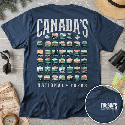 Canada's National Parks "Badges" Comfort Colors T-shirt