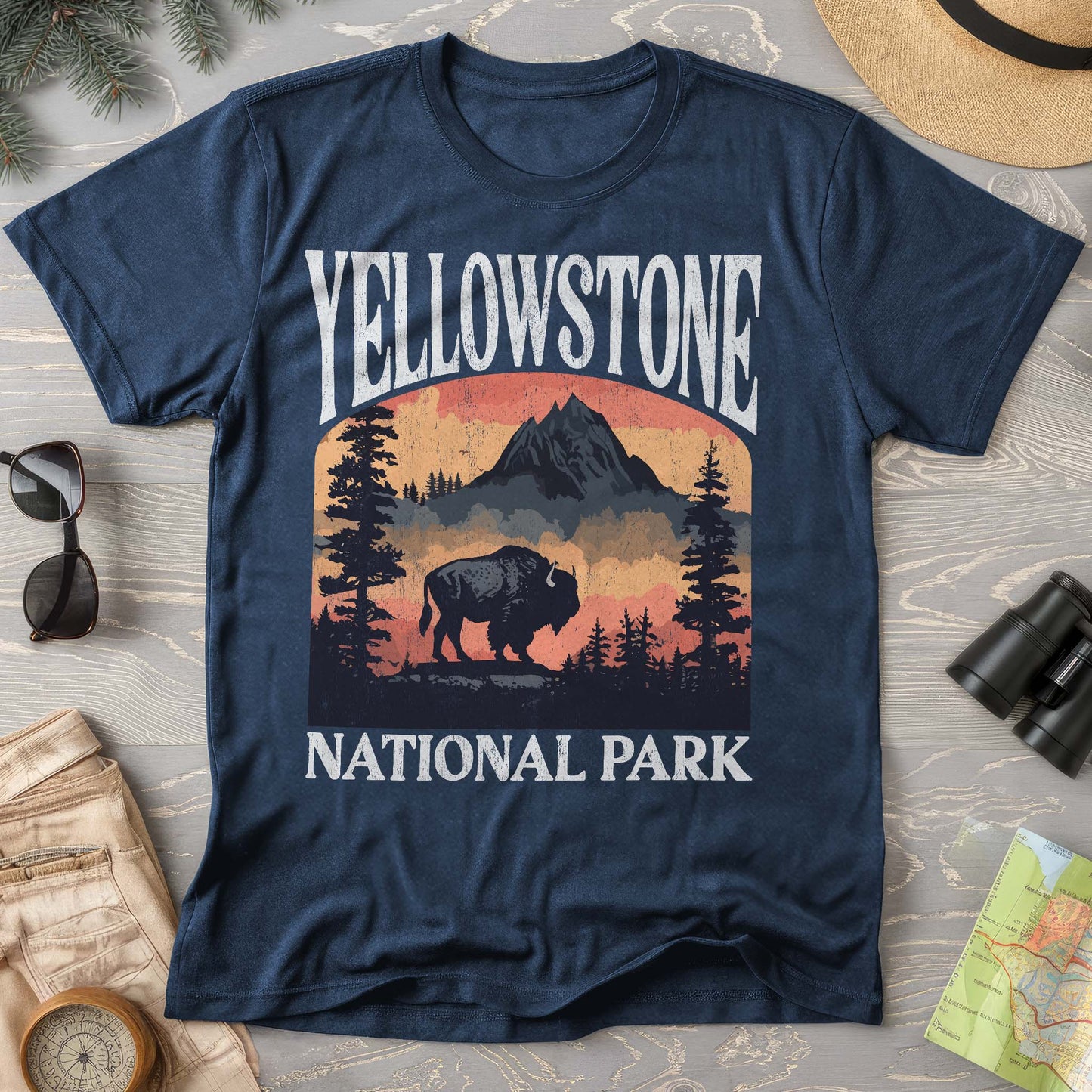 Yellowstone National Park "Big and Bold" Comfort Colors T-Shirt