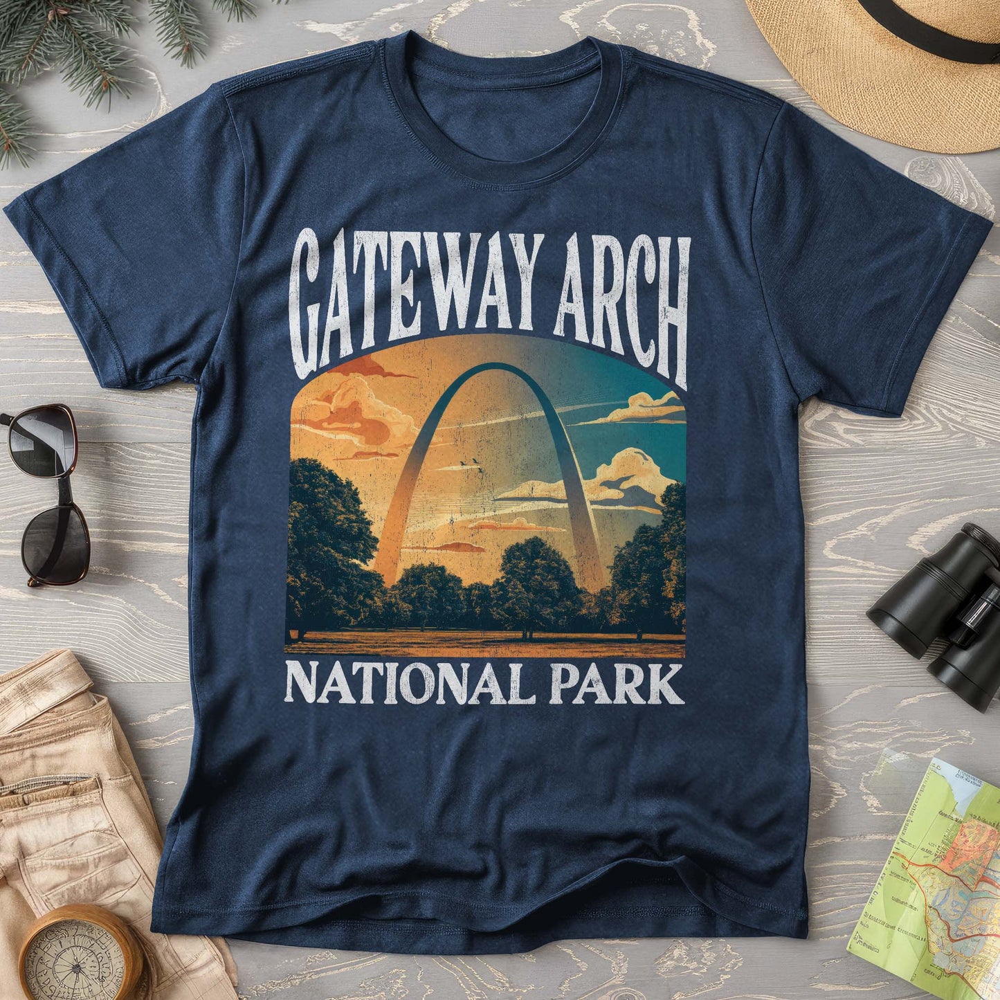 Gateway Arch National Park "Big and Bold" Comfort Colors T-Shirt