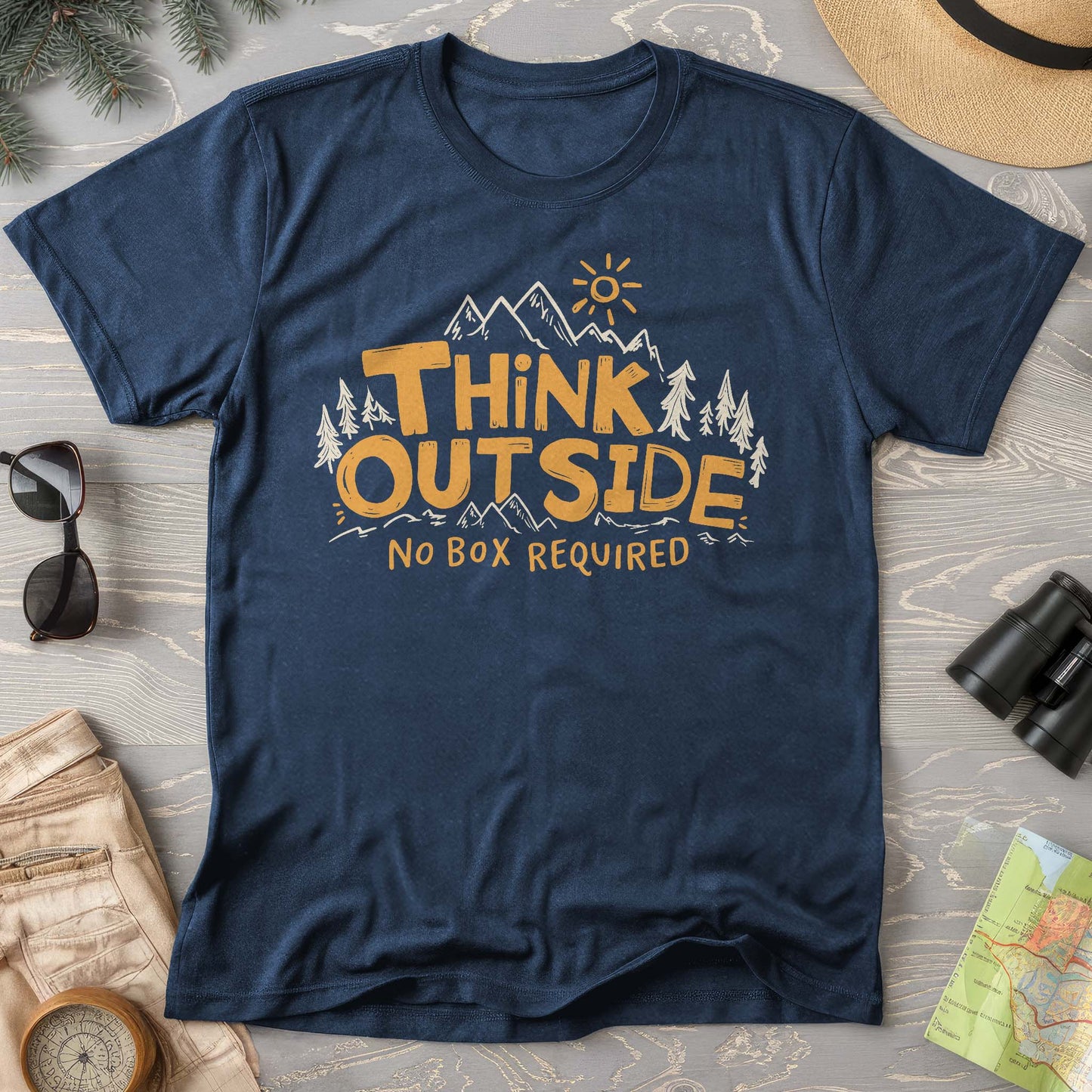 "Think Outside" Comfort Colors T-Shirt