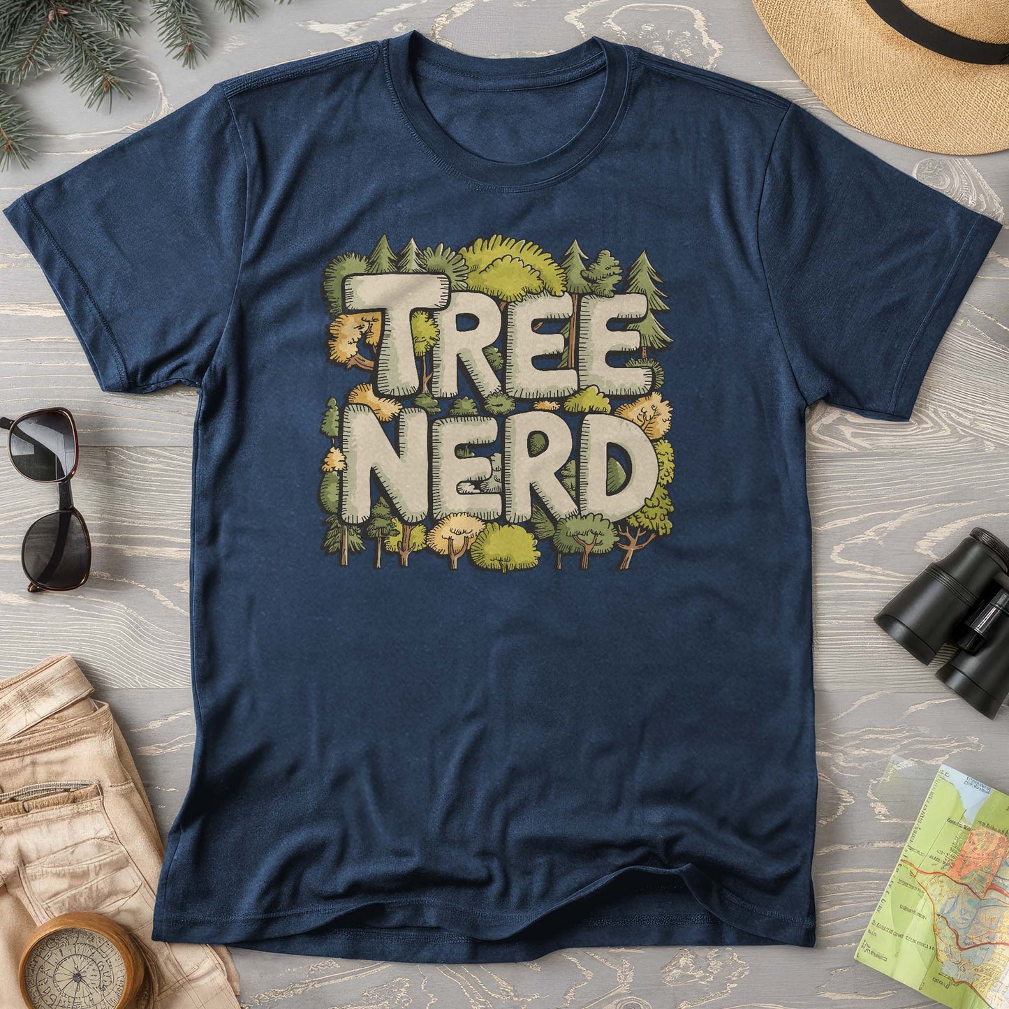 Tree Lover "Tree Nerd" Comfort Colors T-Shirt