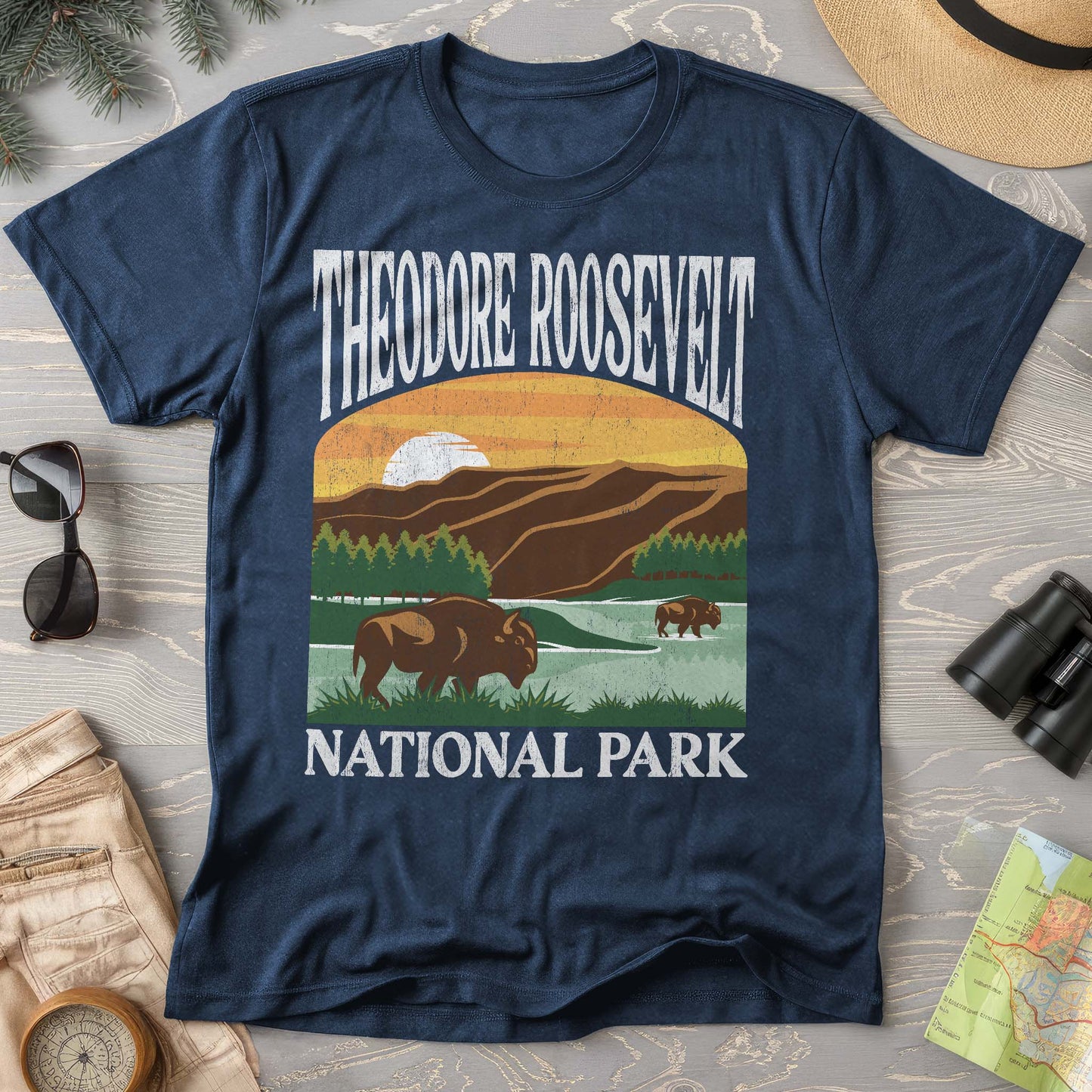 Theodore Roosevelt National Park "Big and Bold" Comfort Colors T-Shirt